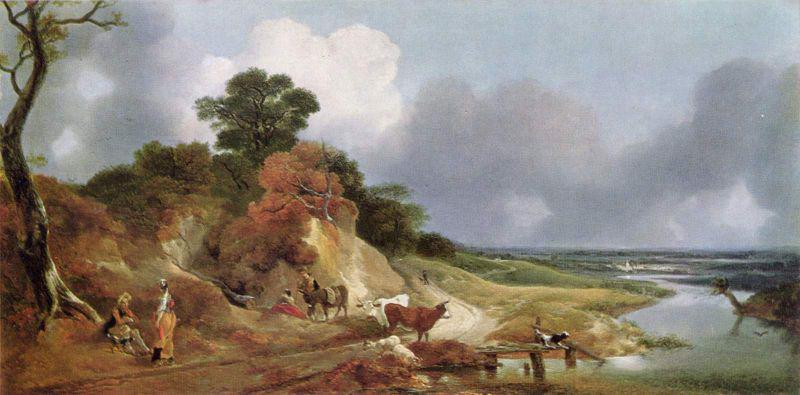 Thomas Gainsborough Landschaft mit dem Dorfe Cornard